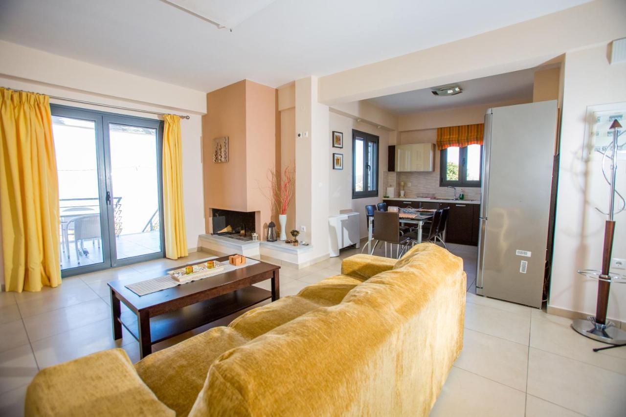 Raise Luxury Villas With A Great Sea View Of Astros 奥利尼梅利苟 外观 照片