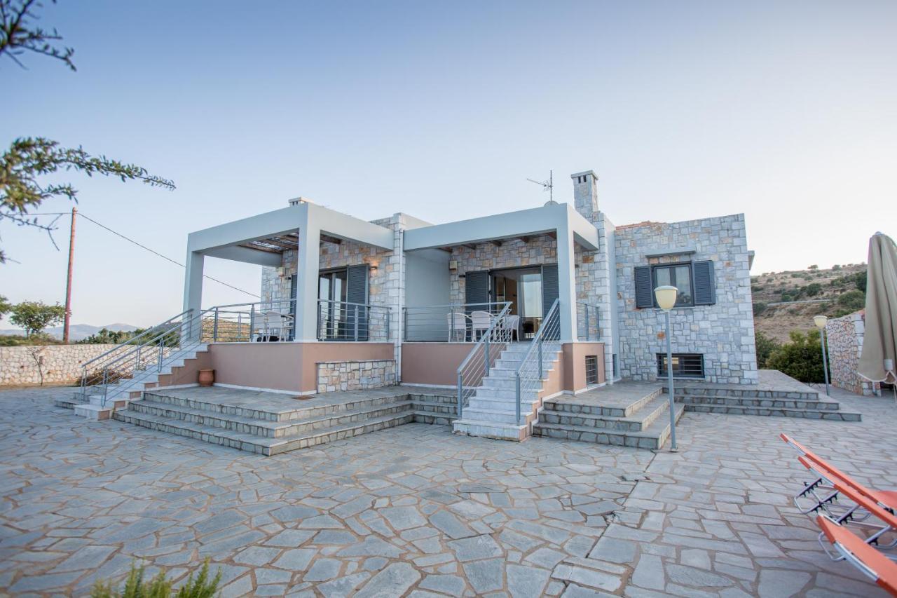 Raise Luxury Villas With A Great Sea View Of Astros 奥利尼梅利苟 外观 照片