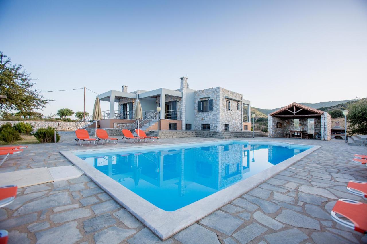 Raise Luxury Villas With A Great Sea View Of Astros 奥利尼梅利苟 外观 照片