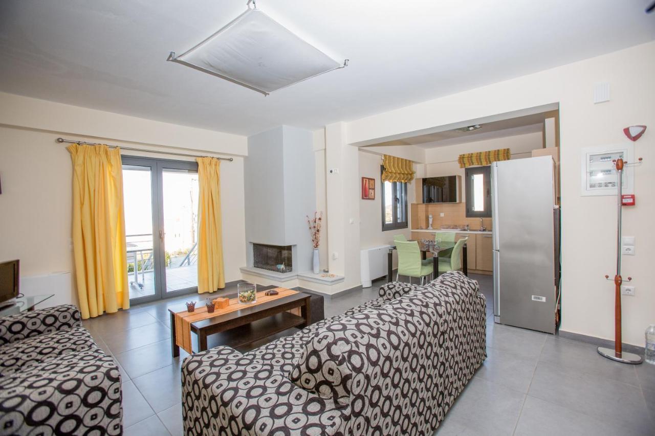 Raise Luxury Villas With A Great Sea View Of Astros 奥利尼梅利苟 外观 照片