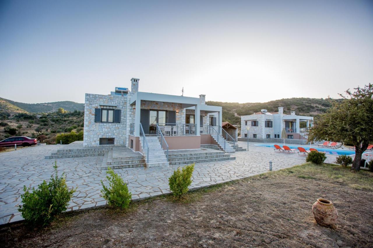 Raise Luxury Villas With A Great Sea View Of Astros 奥利尼梅利苟 外观 照片