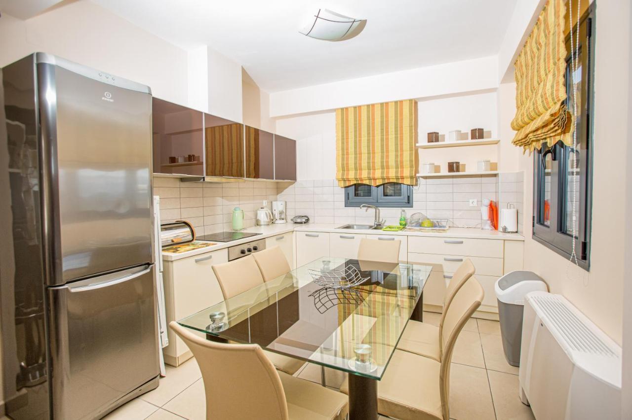Raise Luxury Villas With A Great Sea View Of Astros 奥利尼梅利苟 外观 照片