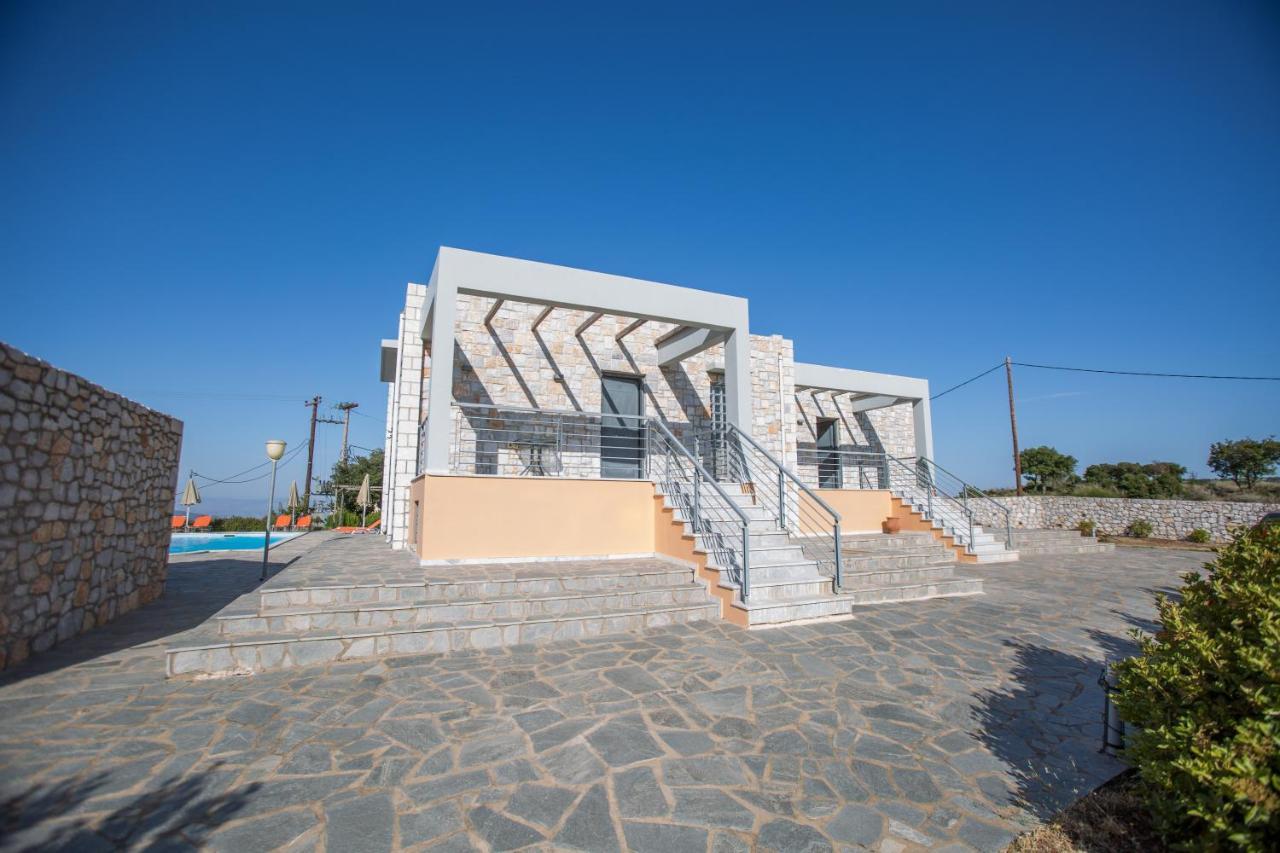 Raise Luxury Villas With A Great Sea View Of Astros 奥利尼梅利苟 外观 照片